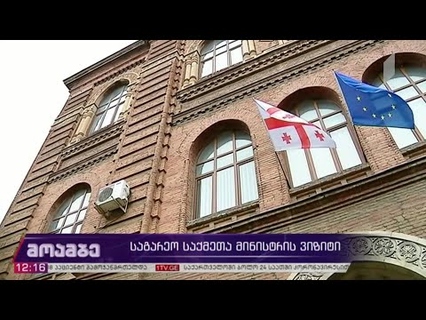 საგარეო საქმეთა მინისტრის ვიზიტი